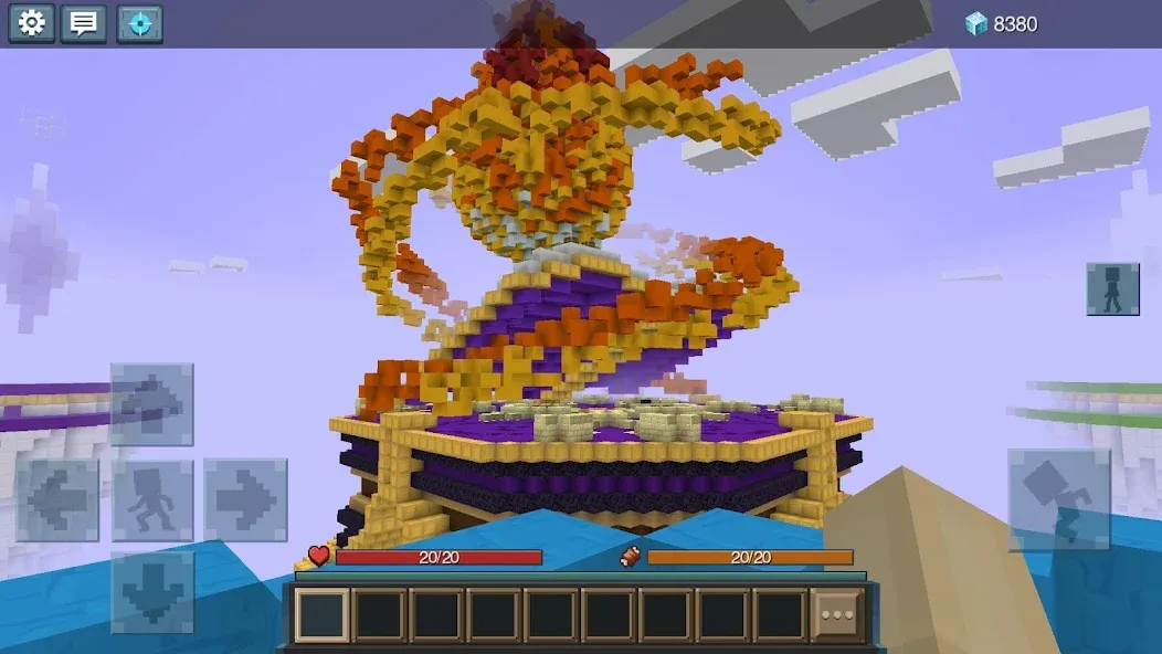 Скачать Sky Wars for Blockman Go на Android — Безлимитные ресурсы и усиленная броня — скриншот 2