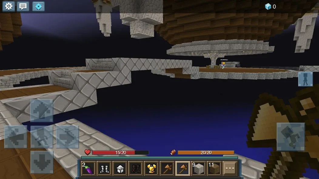 Скачать Sky Wars for Blockman Go на Android — Безлимитные ресурсы и усиленная броня — скриншот 3