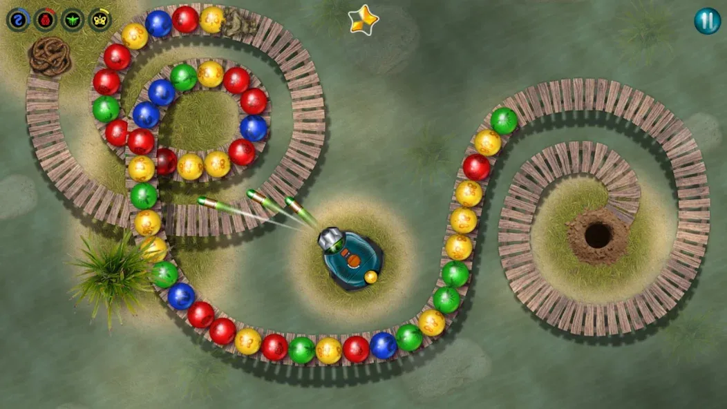 Скачать Marbles Garden — Модификация Безлимитные монеты и жизни — скриншот 1