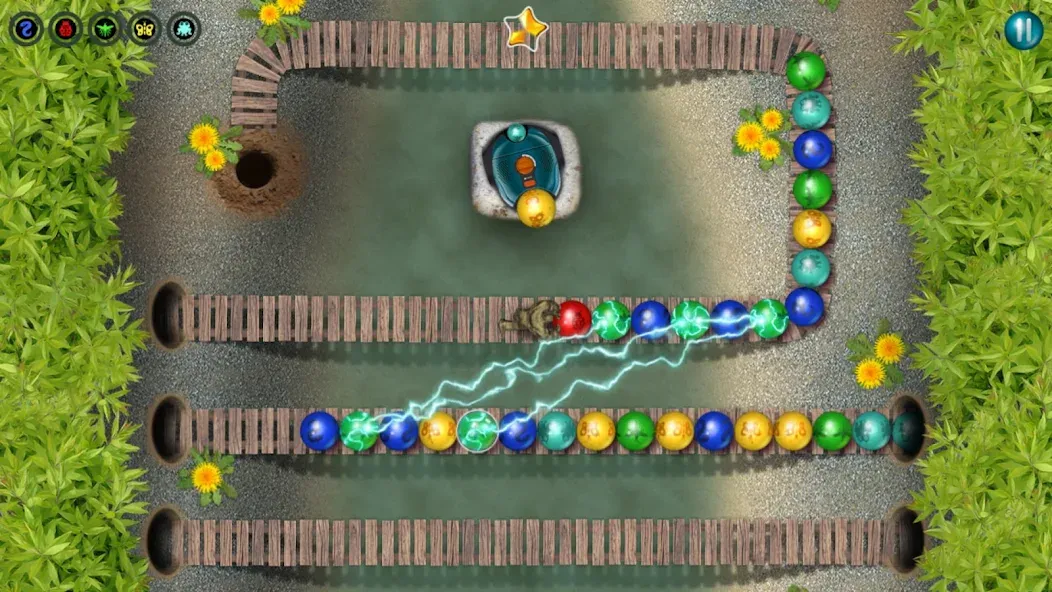 Скачать Marbles Garden — Модификация Безлимитные монеты и жизни — скриншот 4