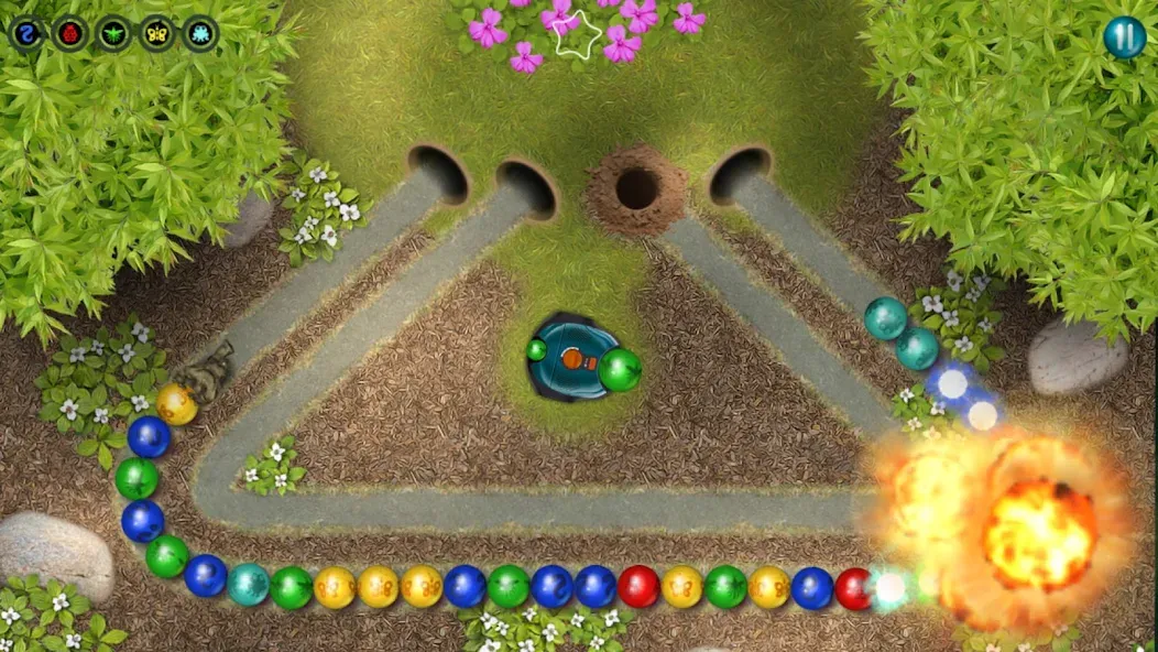 Скачать Marbles Garden — Модификация Безлимитные монеты и жизни — скриншот 5