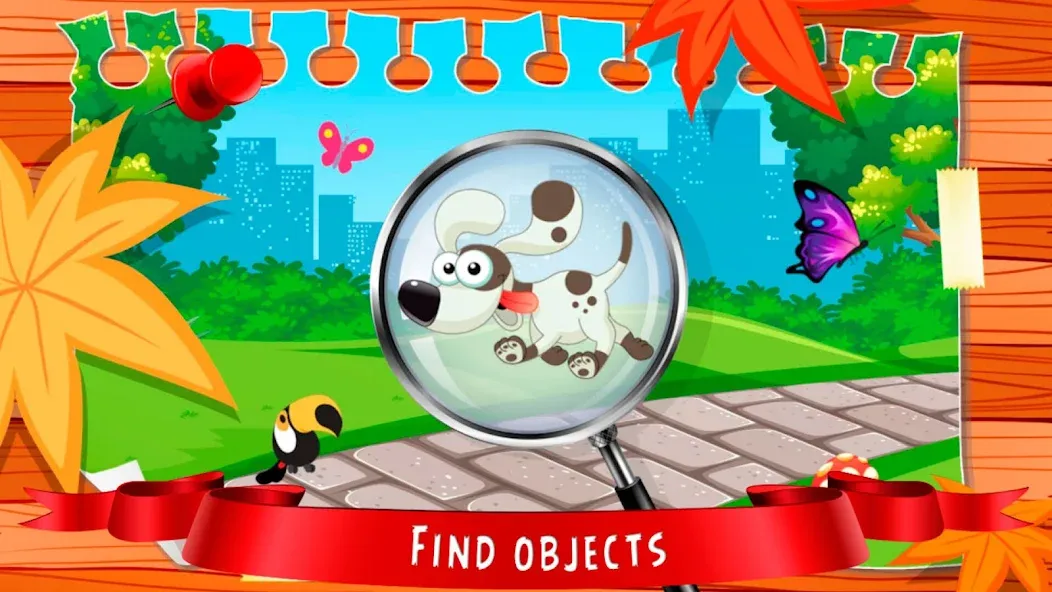 Взлом Hidden Object games for kids — Все предметы легко найти — скриншот 1