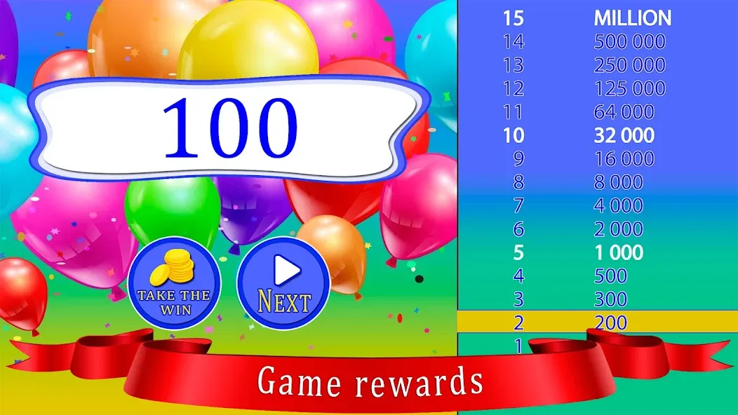 Взломанная Kids Quiz Games: Millionaire на Андроид — Безлимитные подсказки и открыты все вопросы — скриншот 5