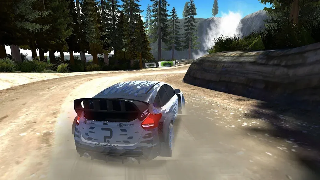 Скачать Rally Racer Dirt на Android — Безлимитные деньги и открыты все трассы — скриншот 1