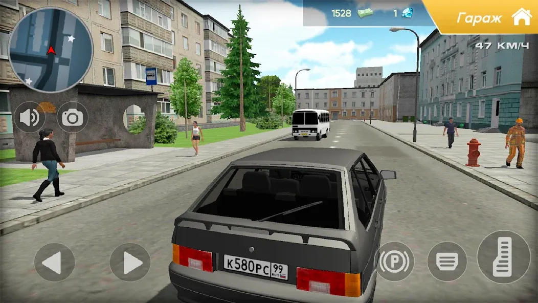 Взлом Lada 2114 Car Simulator — Безлимитные деньги и бензин — скриншот 2