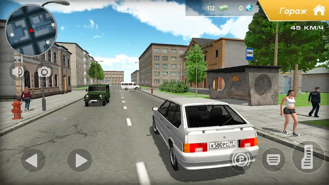 Взлом Lada 2114 Car Simulator — Безлимитные деньги и бензин — скриншот 4