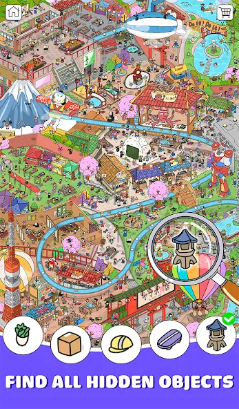 Скачать Find It Out! Scavenger Hunt — Модификация Подсказки без ограничений и все уровни — скриншот 1