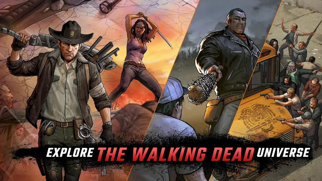 Walking Dead: Road to Survival MOD APK на Android — Безлимитные деньги и ресурсы — скриншот 1
