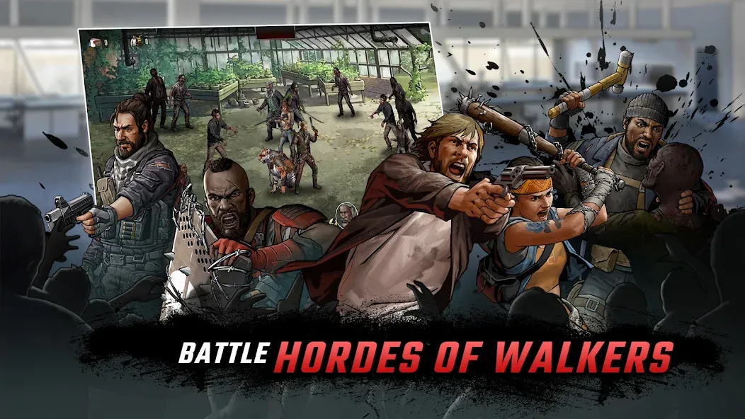 Walking Dead: Road to Survival MOD APK на Android — Безлимитные деньги и ресурсы — скриншот 3