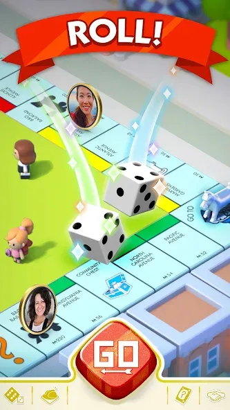 Скачать MONOPOLY GO! — Последняя версия (Безлимитные кубики и деньги) — скриншот 2