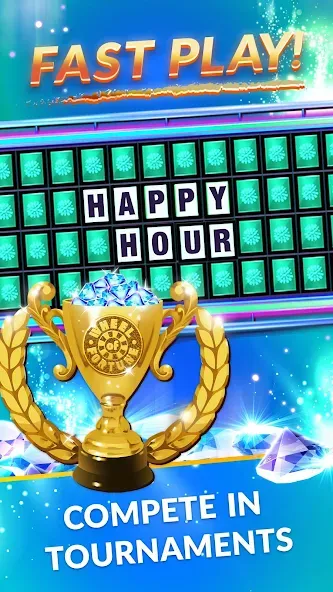 Wheel of Fortune: TV Game MOD — Безлимитные деньги и подсказки на Андроид — скриншот 3