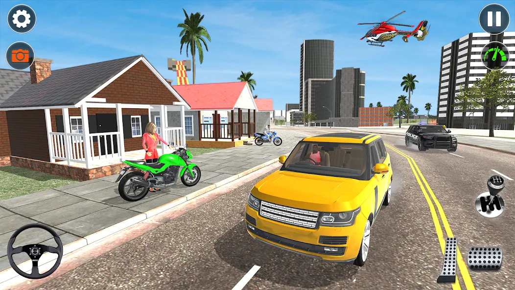 Скачать Indian Car Simulator: Car Game на телефон — Безлимитные деньги и всё разблокировано — скриншот 1