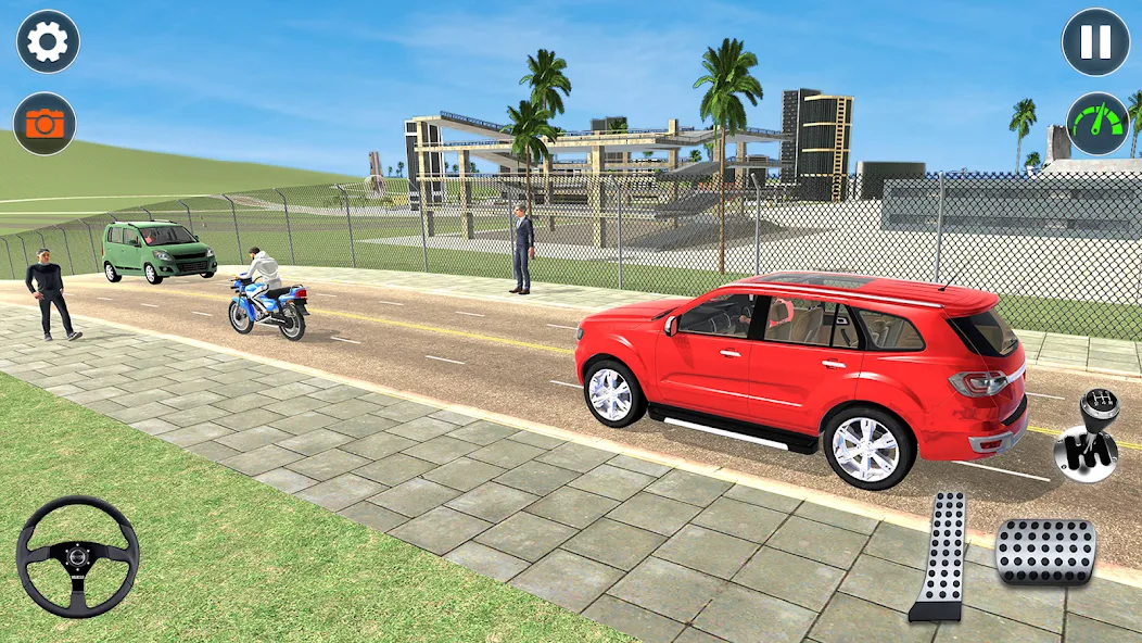Скачать Indian Car Simulator: Car Game на телефон — Безлимитные деньги и всё разблокировано — скриншот 2