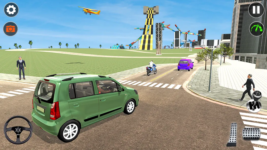 Скачать Indian Car Simulator: Car Game на телефон — Безлимитные деньги и всё разблокировано — скриншот 3