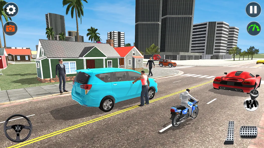 Скачать Indian Car Simulator: Car Game на телефон — Безлимитные деньги и всё разблокировано — скриншот 5