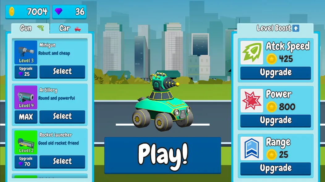 Rusher Crusher: Demolition! на Андроид — Безлимитные деньги и усиленное оружие — скриншот 5