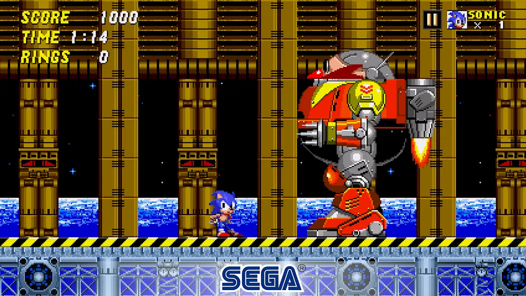 Sonic The Hedgehog 2 Classic (Мод Безлимитные кольца и все уровни открыты) — скриншот 2