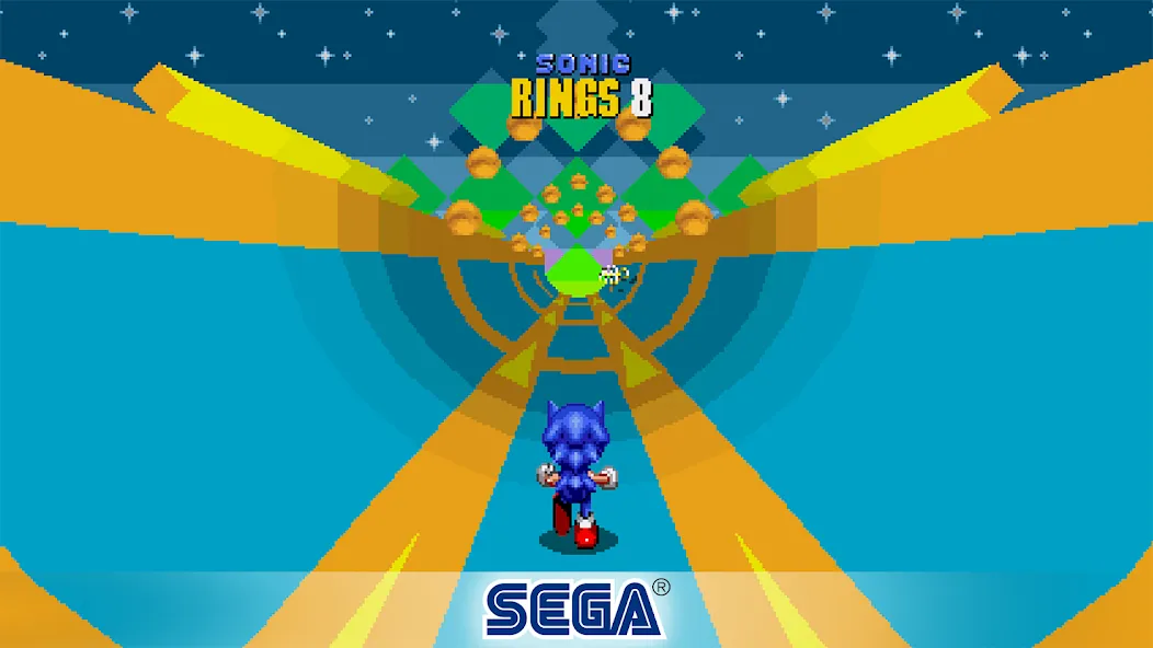 Sonic The Hedgehog 2 Classic (Мод Безлимитные кольца и все уровни открыты) — скриншот 3