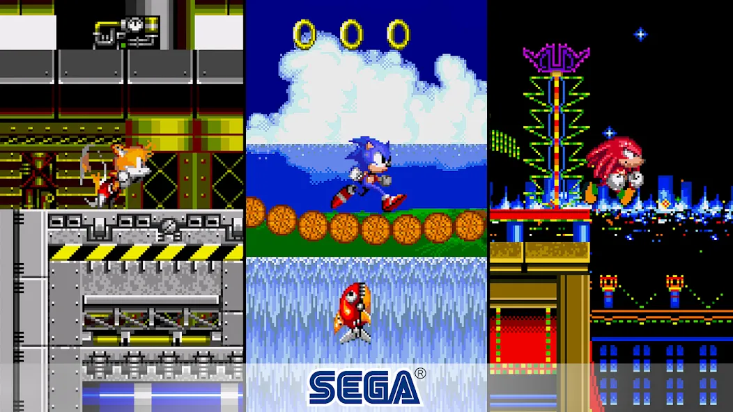 Sonic The Hedgehog 2 Classic (Мод Безлимитные кольца и все уровни открыты) — скриншот 4