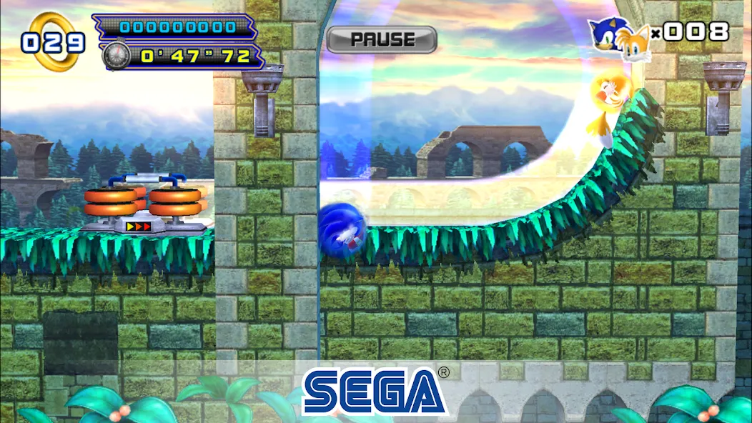 Sonic The Hedgehog 4 Ep. II MOD APK на Android — Безлимитные жизни и открыты все уровни — скриншот 2 Sonic The Hedgehog 4 Ep. II MOD APK на Android — Безлимитные жизни и открыты все уровни — скриншот 2