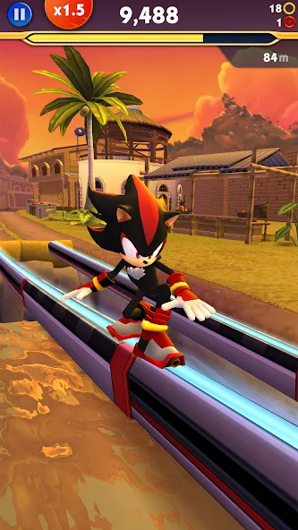 Скачать Sonic Dash 2: Sonic Boom Run на телефон — Безлимитные кольца и разблокированы персонажи — скриншот 2