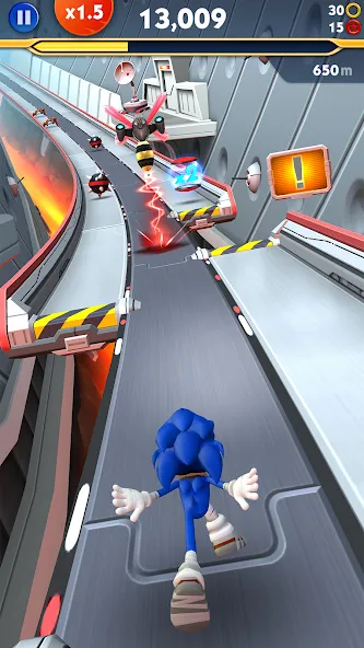 Скачать Sonic Dash 2: Sonic Boom Run на телефон — Безлимитные кольца и разблокированы персонажи — скриншот 3