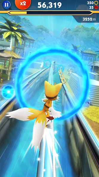 Скачать Sonic Dash 2: Sonic Boom Run на телефон — Безлимитные кольца и разблокированы персонажи — скриншот 4