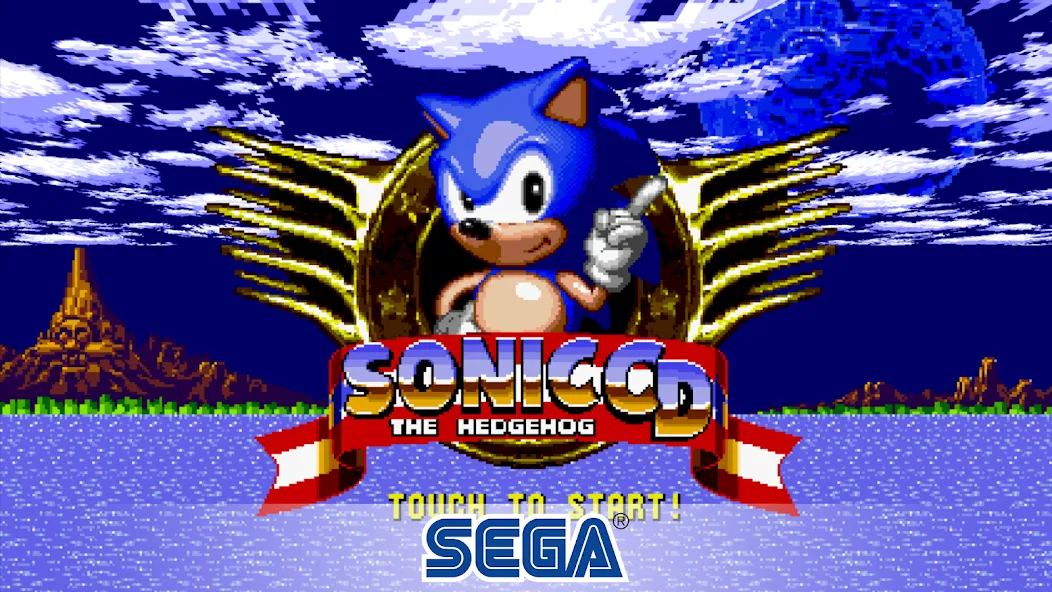 Скачать взломанную Sonic CD Classic — Безлимитные жизни и кольца — скриншот 1