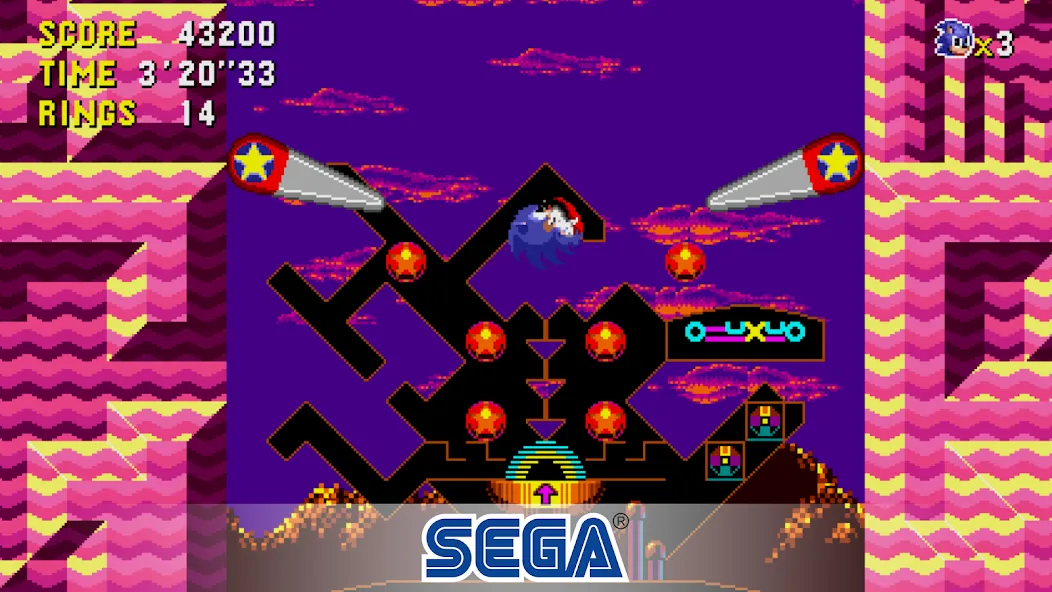 Скачать взломанную Sonic CD Classic — Безлимитные жизни и кольца — скриншот 2
