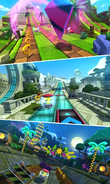 Скачать Sonic Forces - Running Game с модом — Безлимитные кольца и ускорение — скриншот 2