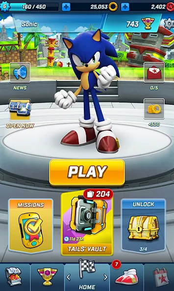 Скачать Sonic Forces - Running Game с модом — Безлимитные кольца и ускорение — скриншот 3