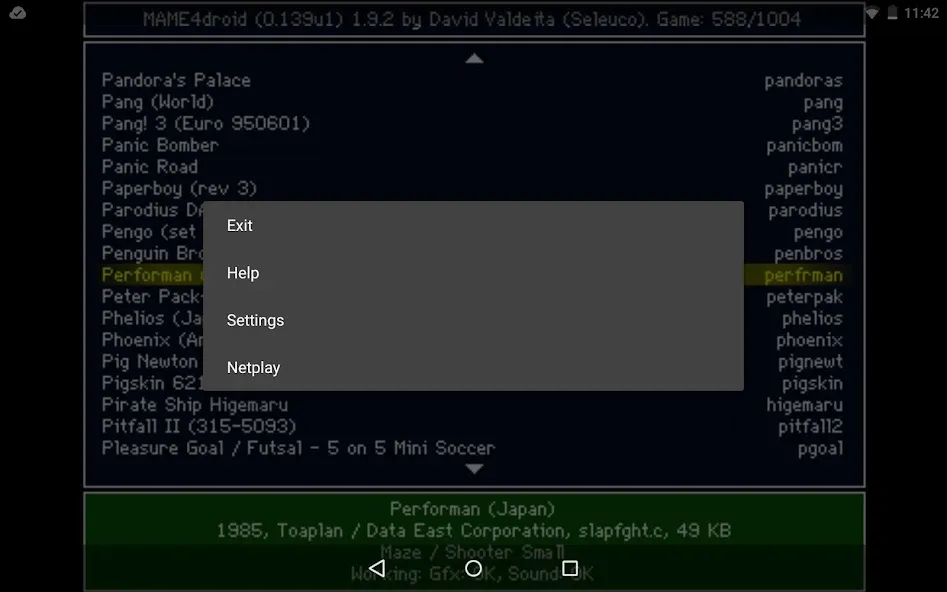 Скачать MAME4droid (0.139u1] MOD APK — Улучшенная совместимость и быстрая загрузка — скриншот 4