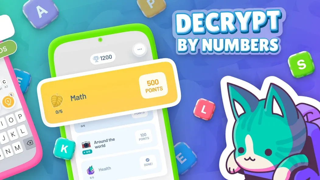 Acrostics－Cross Word Puzzles на Андроид — Мод Безлимитные подсказки и монеты — скриншот 3
