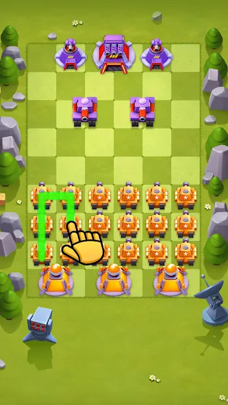 Скачать Merge Tanks - Battle Game с модом — Много денег и мощные танки — скриншот 1