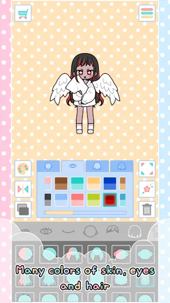 Скачать взлом Pastel Friends : Dress Up Game на Андроид — Разблокированы все наряды и аксессуары — скриншот 5