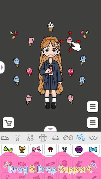 Lily Story : Dress Up Game (Мод Все наряды и аксессуары открыты) — скриншот 3