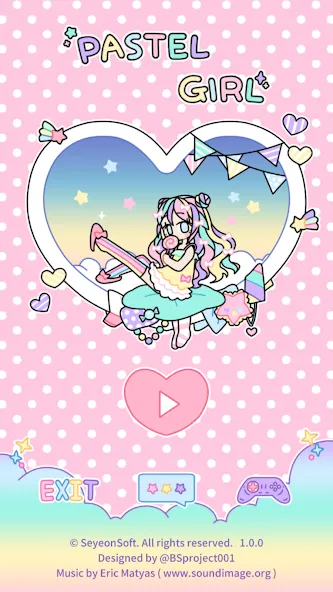 Взлом Pastel Girl : Dress Up Game — Разблокированы все наряды и аксессуары — скриншот 1