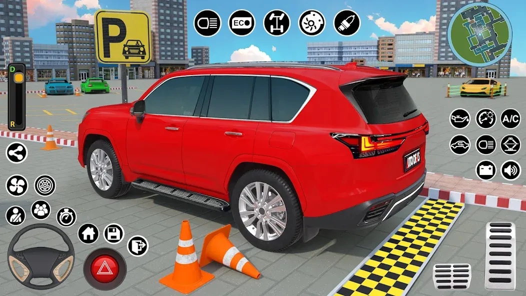 Скачать Real Car Parking : Prado Games (Мод: Безлимитные деньги и все машины открыты) на Андроид — скриншот 1