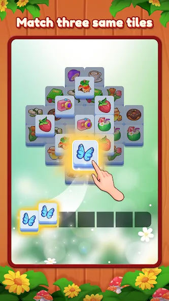Скачать взлом Triple Connect: Match Tile на Андроид — Безлимитные подсказки и отмены ходов — скриншот 1