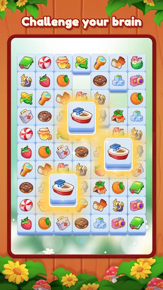 Скачать взлом Triple Connect: Match Tile на Андроид — Безлимитные подсказки и отмены ходов — скриншот 3