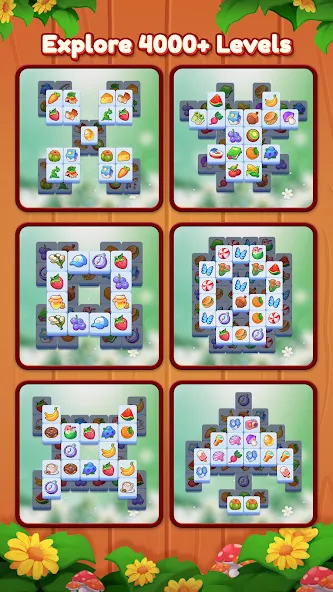 Скачать взлом Triple Connect: Match Tile на Андроид — Безлимитные подсказки и отмены ходов — скриншот 5