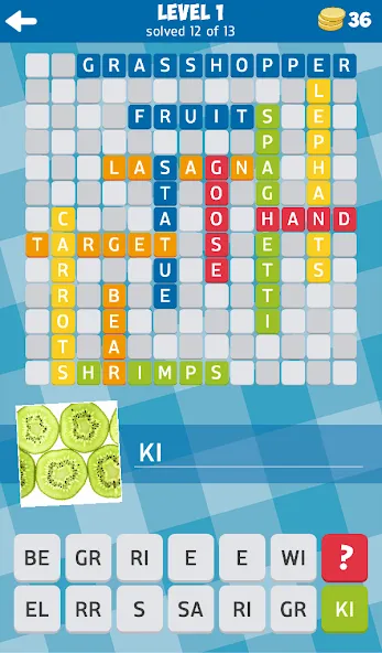 Word Connect Mod APK Безлимитные подсказки и монеты — Скачать на Андроид — скриншот 1