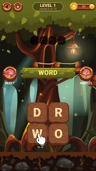 Word Catcher (Мод Безлимитные подсказки и открыты все уровни) — скриншот 2