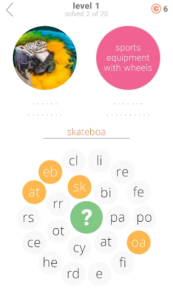 Взломанная Word Rings 2 на Андроид — Подсказки доступны без ограничений — скриншот 5