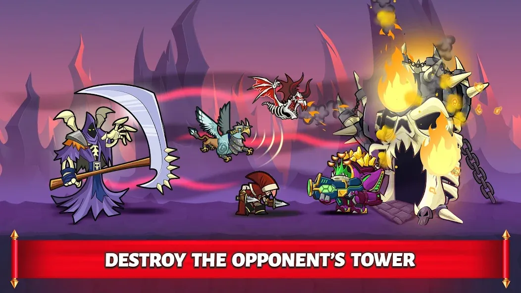 Скачать Tower Conquest: Tower Defense — Модификация Безлимитные деньги и открыты все уровни — скриншот 2