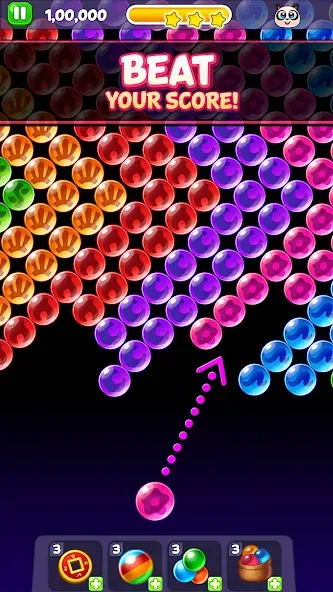 Взлом Bubble Shooter: Panda Pop! — Безлимитные жизни и монеты — скриншот 5