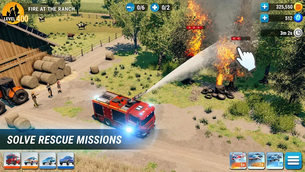 Скачать EMERGENCY HQ: rescue strategy (Мод: Безлимитные деньги и ресурсы) на Андроид — скриншот 2