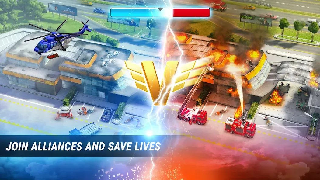 Скачать EMERGENCY HQ: rescue strategy (Мод: Безлимитные деньги и ресурсы) на Андроид — скриншот 3