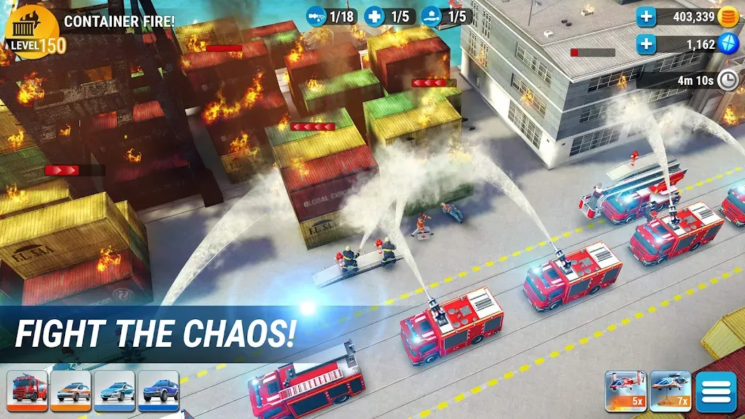 Скачать EMERGENCY HQ: rescue strategy (Мод: Безлимитные деньги и ресурсы) на Андроид — скриншот 4