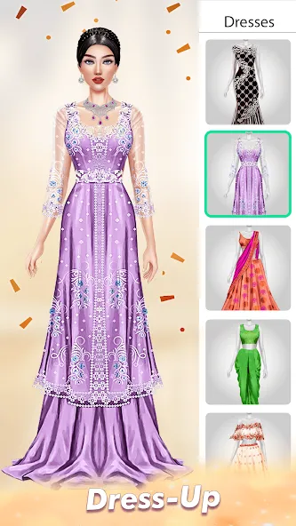 Скачать Makeup, Fashion Dress up Games MOD APK — Безлимитные деньги и все наряды — скриншот 3
